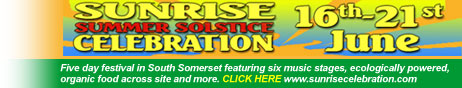 Sunrise Celebration - 16-21 June, festival in South Somerset