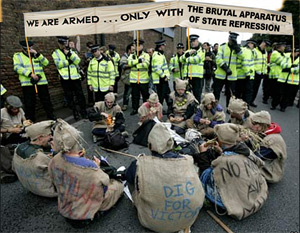 We are armed.... only with the brutal apparatus of state repression