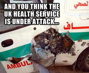 And You Think The UK Health Service Is Under Attack...