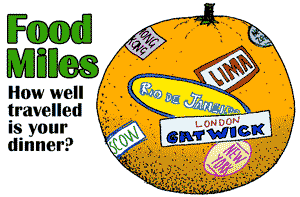 Food Miles - how well travelled is your dinner?
