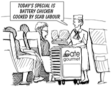 Sacked Gate Gourmet workers