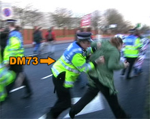 Met police go mad at Harmondsworth Detention Centre protest